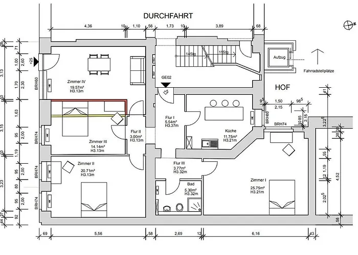 4-zi Urban Design 120m² Brandnew 200mbit
